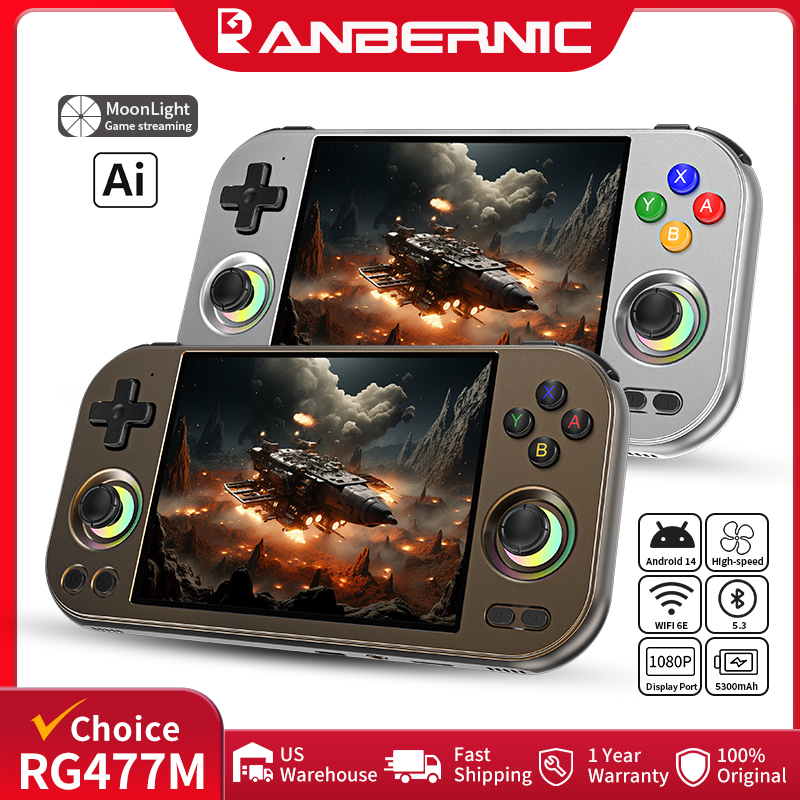 Retro Gaming Kiosk - Anbernic RG 477M Handheld Games Console